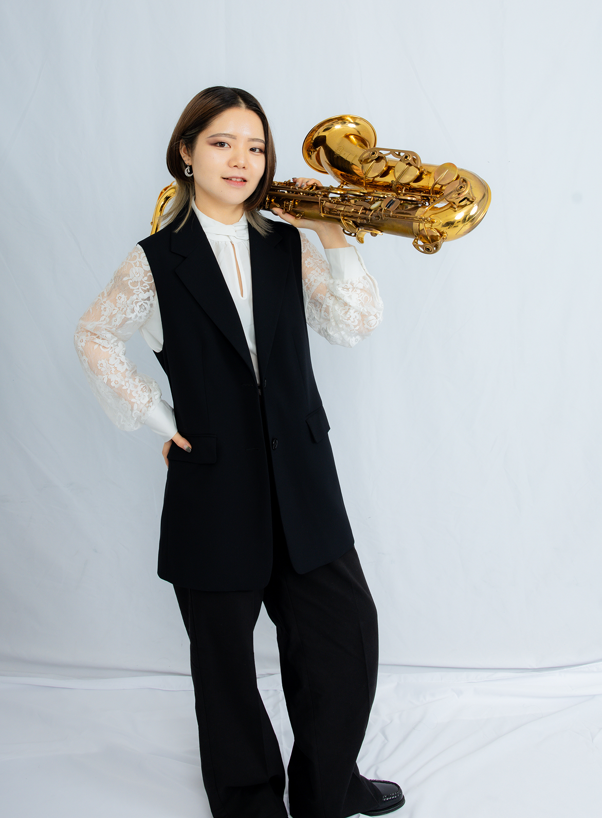 Saxophonist portrait